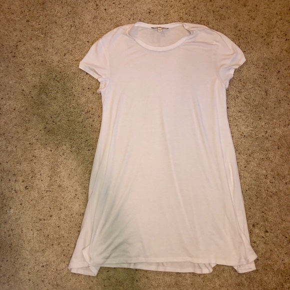 Express Tops - Express white tunic/tee shirt dress